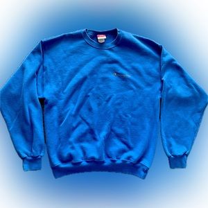 Blue Champion Crewneck Sweatshirt - Size L